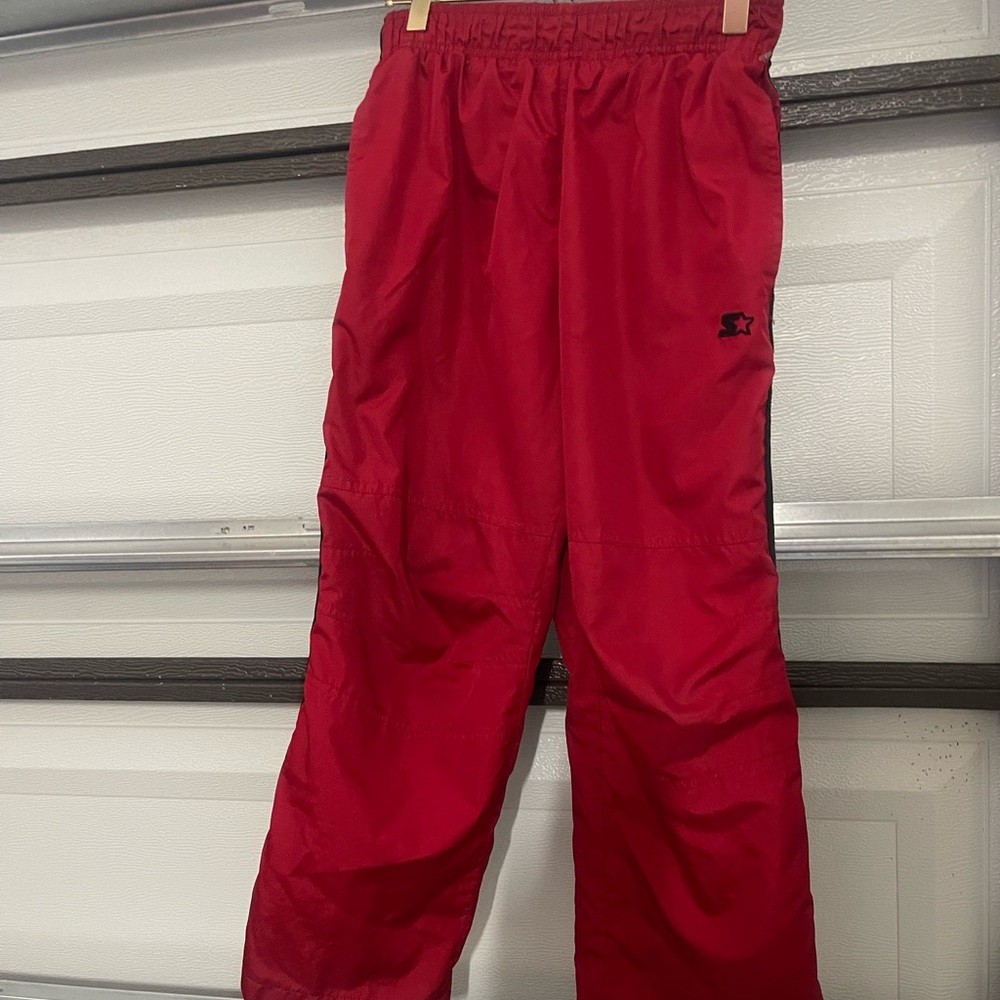 Kids Red Track Pants by Starter Brand